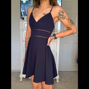 Navy Blue Formal Dress Jun&Ivy